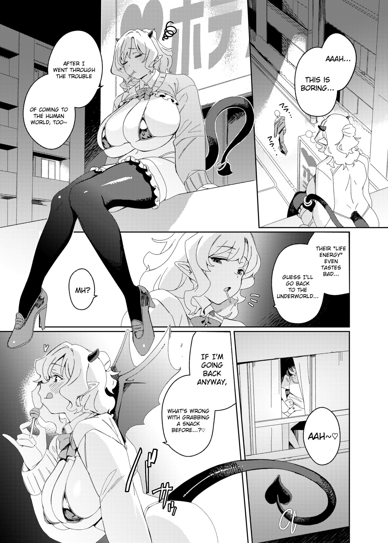 Hentai Manga Comic-Gal Succubus to Futanari Neet-Read-4